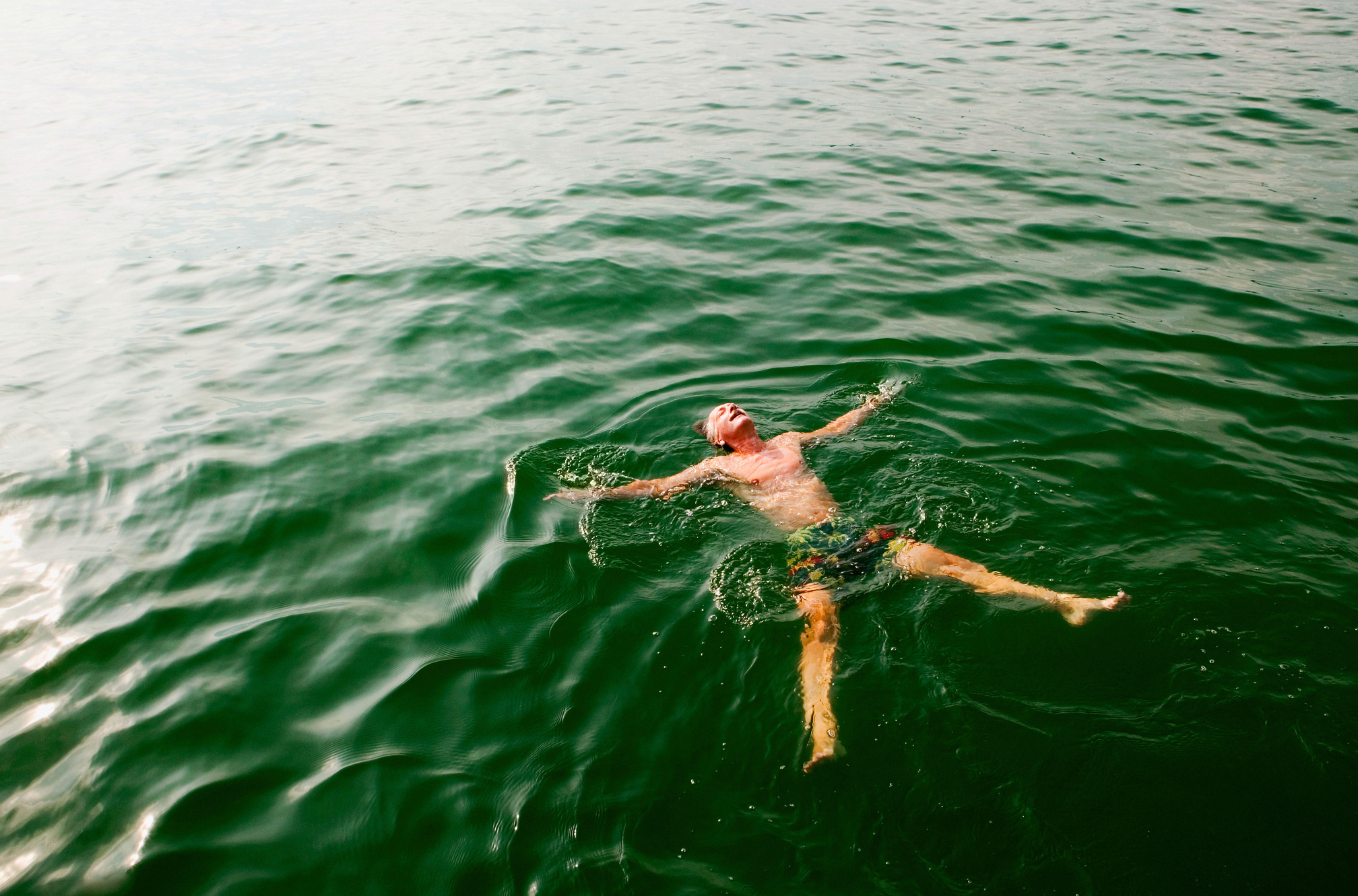 Swimming in Lake